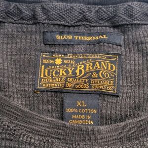 Luck Brand slub thermal for men